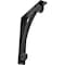 Ekena Millwork Legacy Wrought Iron Bracket, (Triple center brace), Antiqued Pewter 2"W x 10"D x 12"H BKTM02X10X12TLEAPW - alternate 1